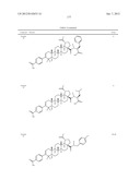 C-28 AMIDES OF MODIFIED C-3 BETULINIC ACID DERIVATIVES AS HIV MATURATION     INHIBITORS diagram and image