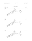 C-28 AMIDES OF MODIFIED C-3 BETULINIC ACID DERIVATIVES AS HIV MATURATION     INHIBITORS diagram and image