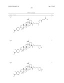 C-28 AMIDES OF MODIFIED C-3 BETULINIC ACID DERIVATIVES AS HIV MATURATION     INHIBITORS diagram and image