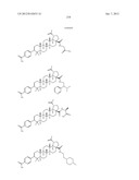 C-28 AMIDES OF MODIFIED C-3 BETULINIC ACID DERIVATIVES AS HIV MATURATION     INHIBITORS diagram and image