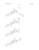 C-28 AMIDES OF MODIFIED C-3 BETULINIC ACID DERIVATIVES AS HIV MATURATION     INHIBITORS diagram and image