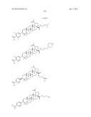 C-28 AMIDES OF MODIFIED C-3 BETULINIC ACID DERIVATIVES AS HIV MATURATION     INHIBITORS diagram and image