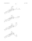 C-28 AMIDES OF MODIFIED C-3 BETULINIC ACID DERIVATIVES AS HIV MATURATION     INHIBITORS diagram and image