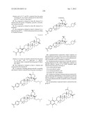 C-28 AMIDES OF MODIFIED C-3 BETULINIC ACID DERIVATIVES AS HIV MATURATION     INHIBITORS diagram and image