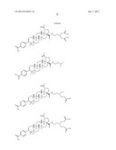 C-28 AMIDES OF MODIFIED C-3 BETULINIC ACID DERIVATIVES AS HIV MATURATION     INHIBITORS diagram and image