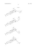 C-28 AMIDES OF MODIFIED C-3 BETULINIC ACID DERIVATIVES AS HIV MATURATION     INHIBITORS diagram and image