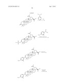 C-28 AMIDES OF MODIFIED C-3 BETULINIC ACID DERIVATIVES AS HIV MATURATION     INHIBITORS diagram and image