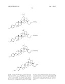 C-28 AMIDES OF MODIFIED C-3 BETULINIC ACID DERIVATIVES AS HIV MATURATION     INHIBITORS diagram and image