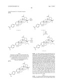 C-28 AMIDES OF MODIFIED C-3 BETULINIC ACID DERIVATIVES AS HIV MATURATION     INHIBITORS diagram and image