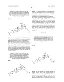 C-28 AMIDES OF MODIFIED C-3 BETULINIC ACID DERIVATIVES AS HIV MATURATION     INHIBITORS diagram and image