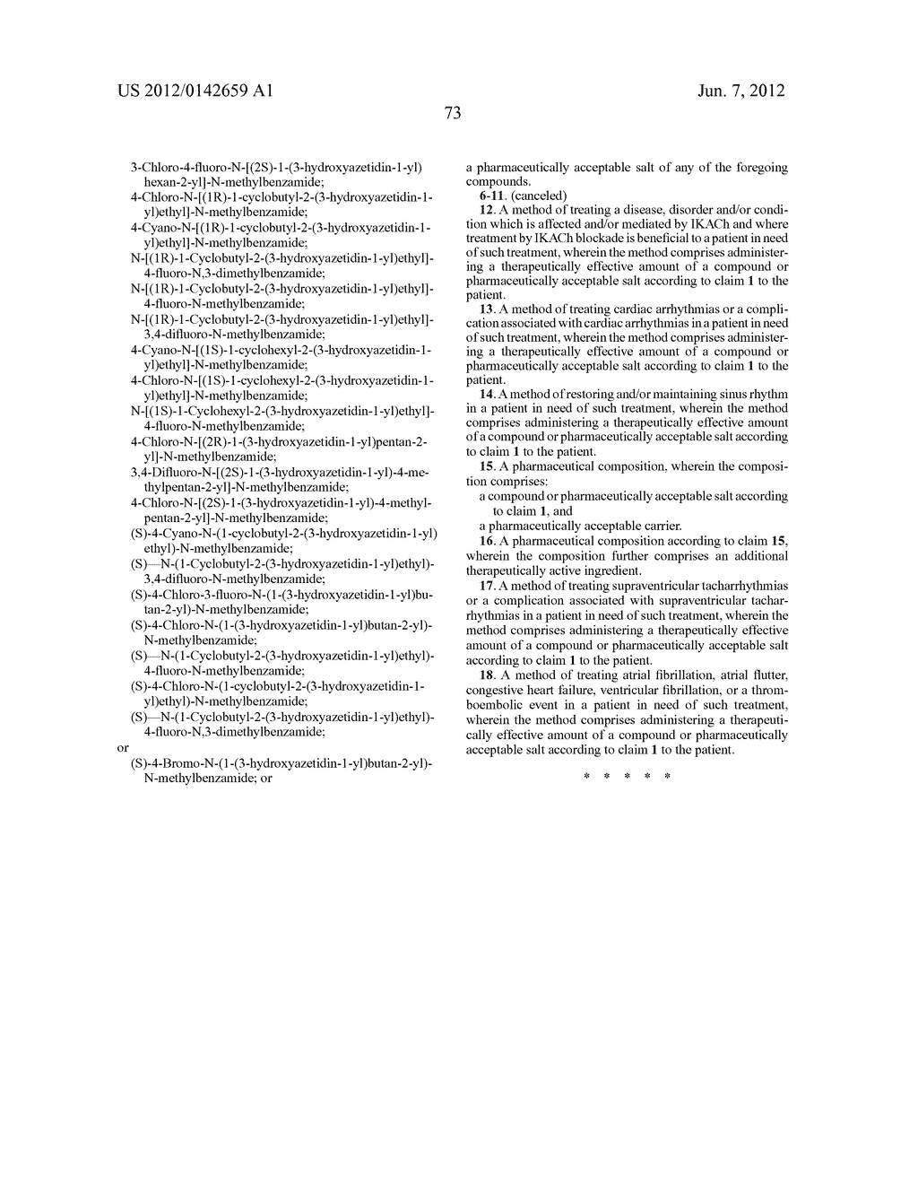 COMPOUNDS AND THEIR USE AS IKACH BLOCKERS - diagram, schematic, and image 84