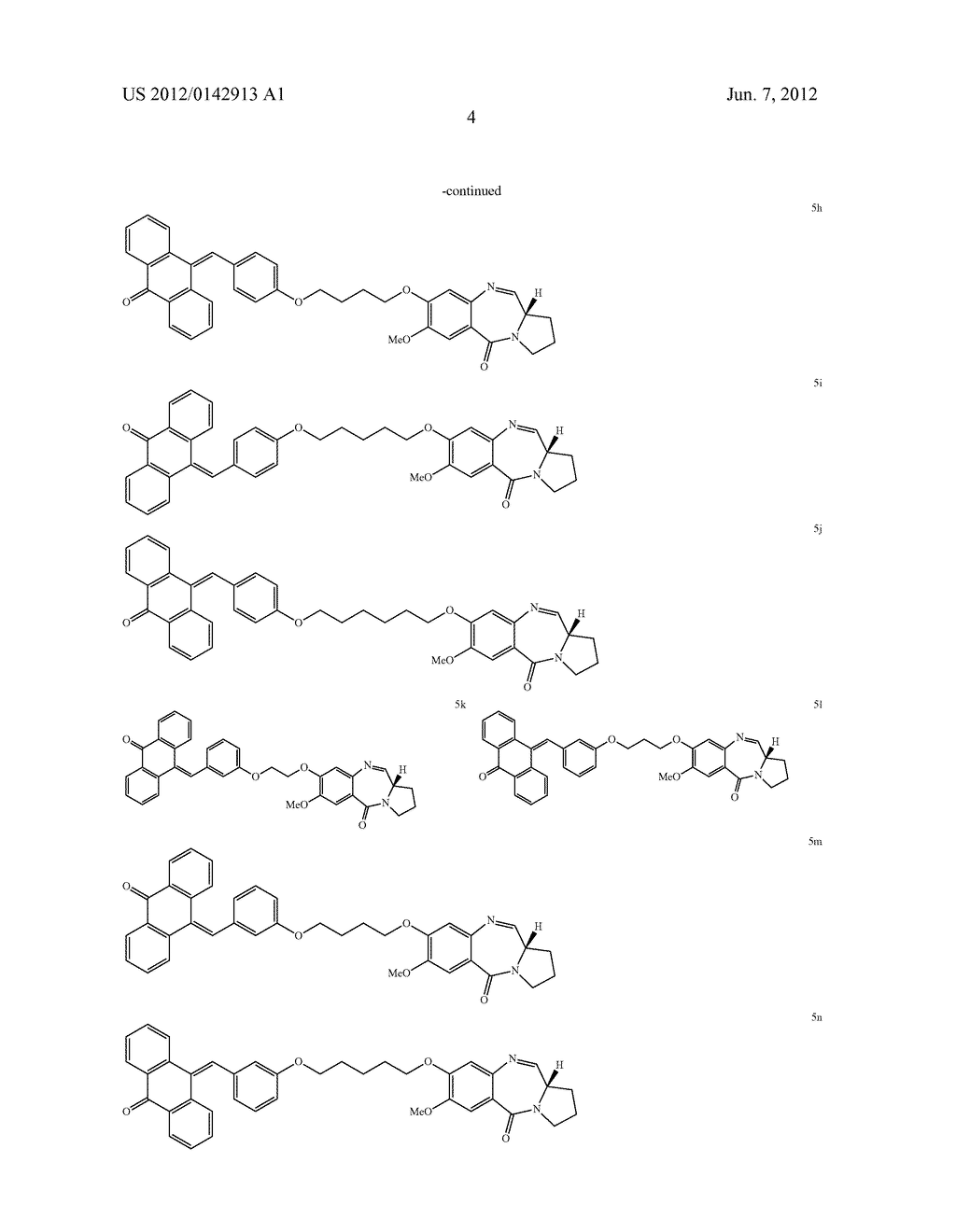 BENZYLIDINEANTHRACENONE LINKED PYRROLOBENZODIAZEPINE HYBRIDS USEFUL AS     ANTICANCER AGENTS AND PROCESS FOR THE PREPARATION THEREOF - diagram, schematic, and image 07