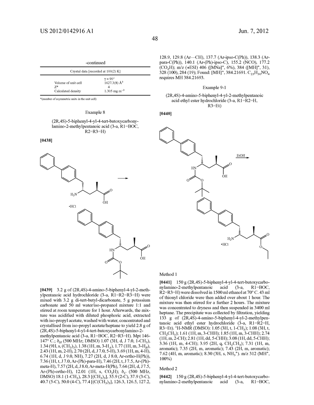 PROCESS FOR PREPARING 5-BIPHENYL-4-AMINO-2-METHYL PENTANOIC ACID - diagram, schematic, and image 61