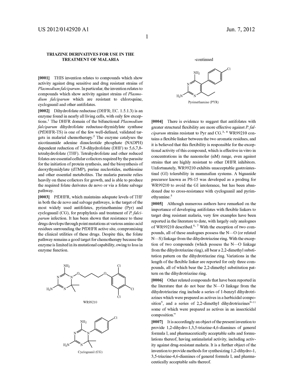 TRIAZINE DERIVATIVES FOR USE IN THE TREATMENT OF MALARIA - diagram, schematic, and image 05