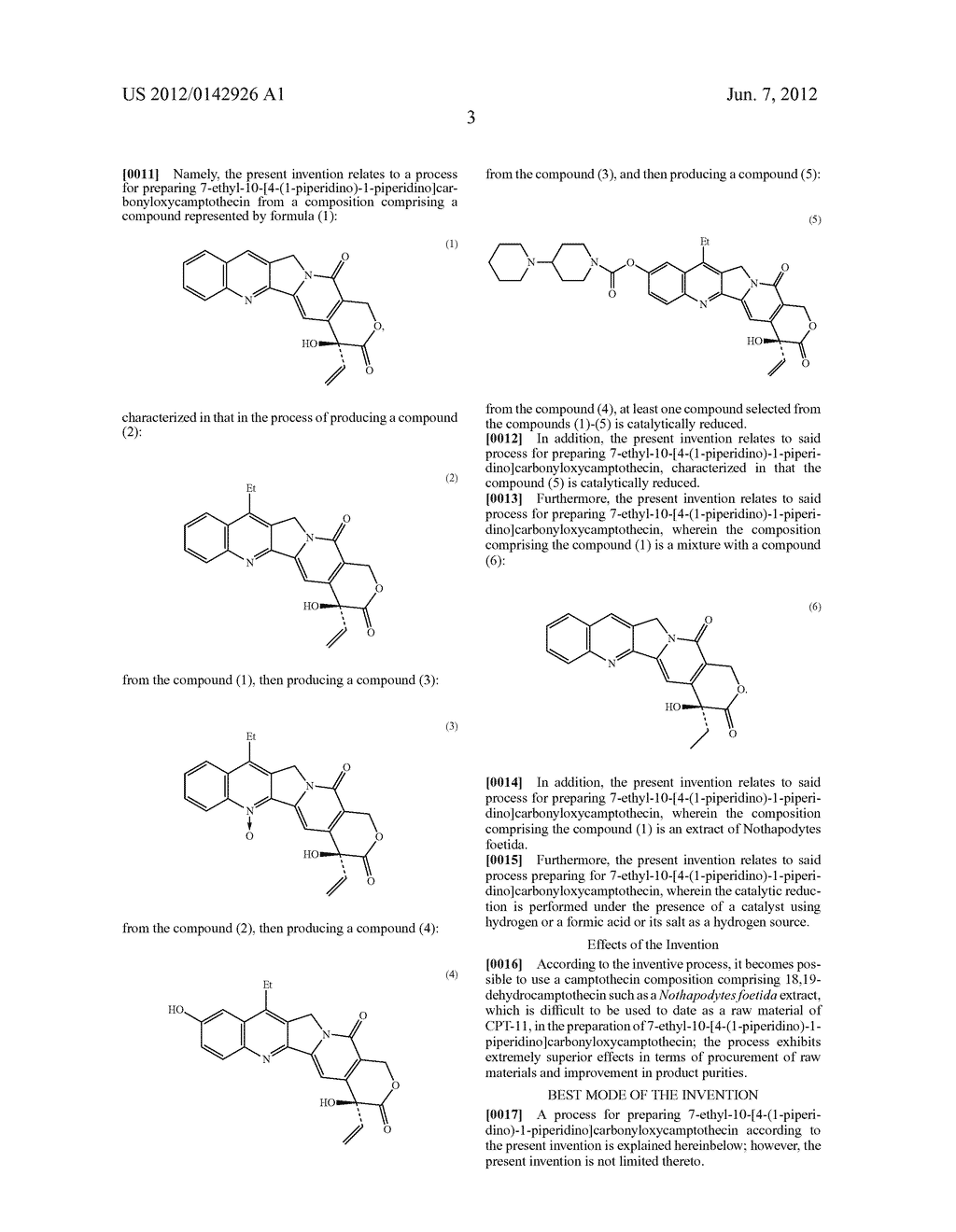 Process for Production of Camptothecin Derivative - diagram, schematic, and image 04