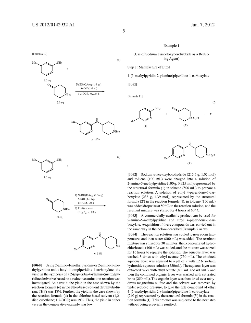 METHOD FOR MANUFACTURING     4-(5-METHYLPYRIDIN-2-YLAMINO)PIPERIDINE-1-CARBOXYLIC ACID DERIVATIVE - diagram, schematic, and image 06