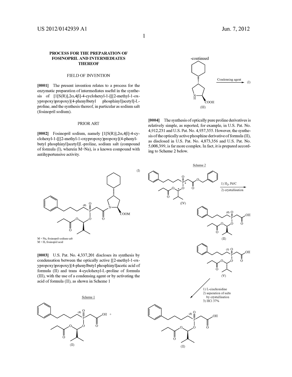 PROCESS FOR THE PREPARATION OF FOSINOPRIL AND INTERMEDIATES THEREOF - diagram, schematic, and image 02