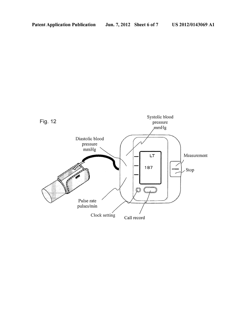 ELECTRONIC SPHYGMOMANOMETER THAT CAN CONFIRM AIR LEAKAGE - diagram, schematic, and image 07
