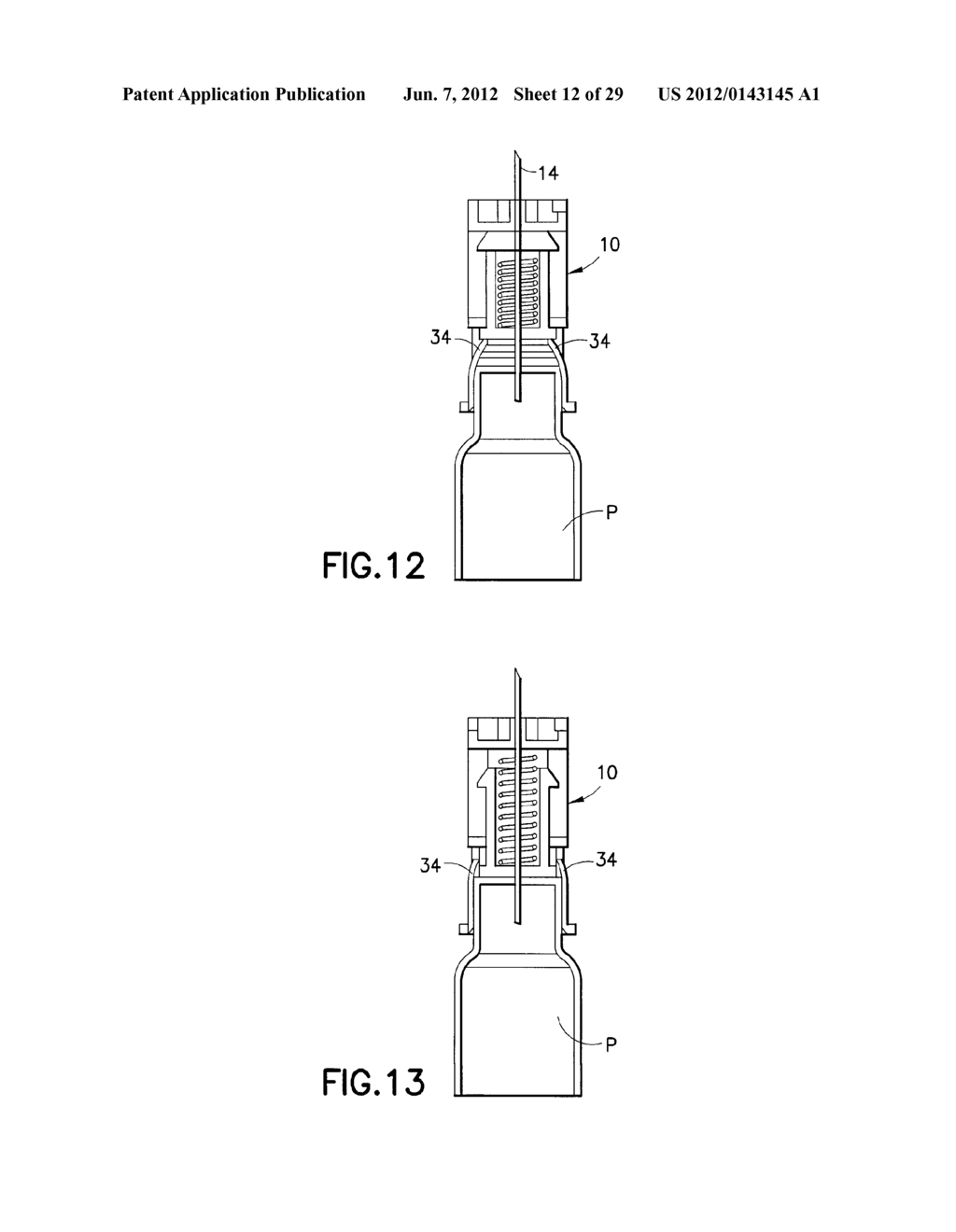 SAFETY PEN NEEDLE ASSEMBLY HAVING SHIELD FOR NON-PATIENT END - diagram, schematic, and image 13