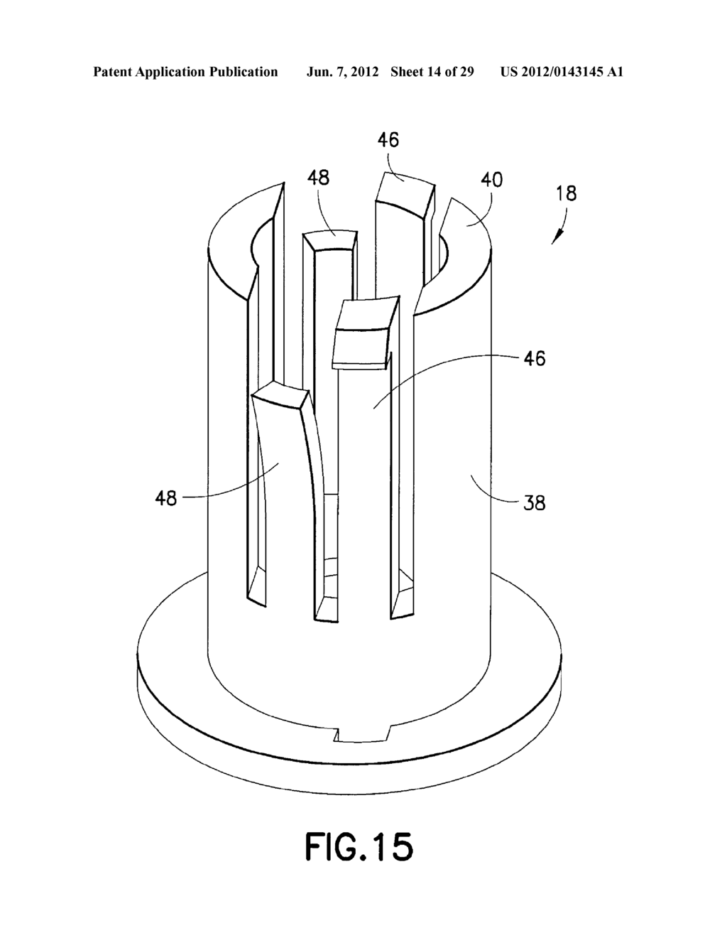 SAFETY PEN NEEDLE ASSEMBLY HAVING SHIELD FOR NON-PATIENT END - diagram, schematic, and image 15