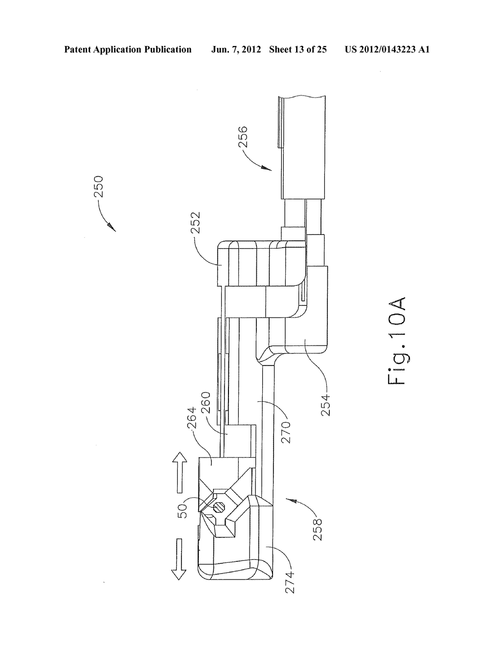 LAPAROSCOPIC SUTURING INSTRUMENT WITH PERPENDICULAR ECCENTRIC NEEDLE     MOTION - diagram, schematic, and image 14