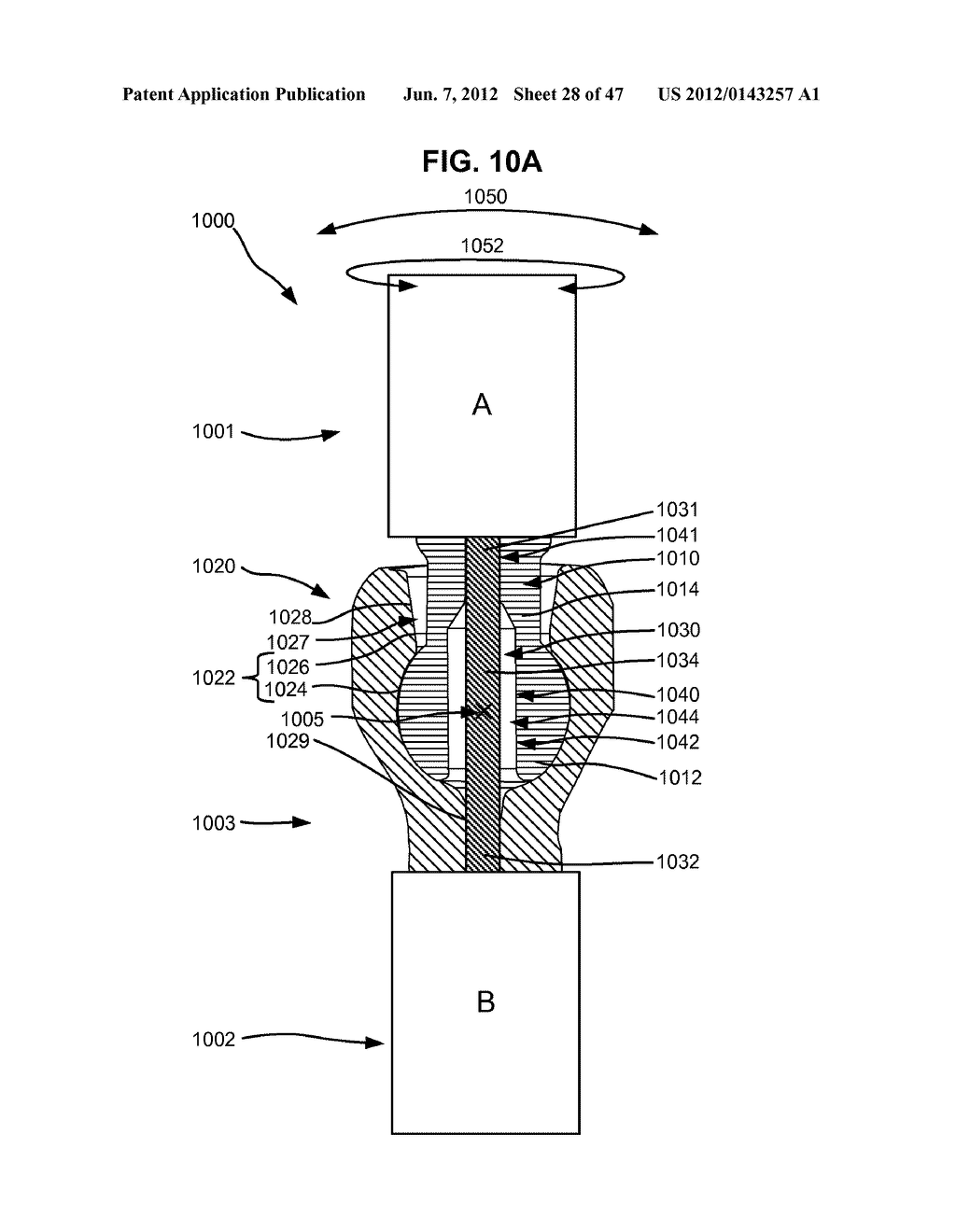 LOW PROFILE SPINAL PROSTHESIS INCORPORATING A CANNULATED BONE ANCHOR     HAVING A DEFLECTABLE POST AND A COMPOUND SPINAL ROD - diagram, schematic, and image 29