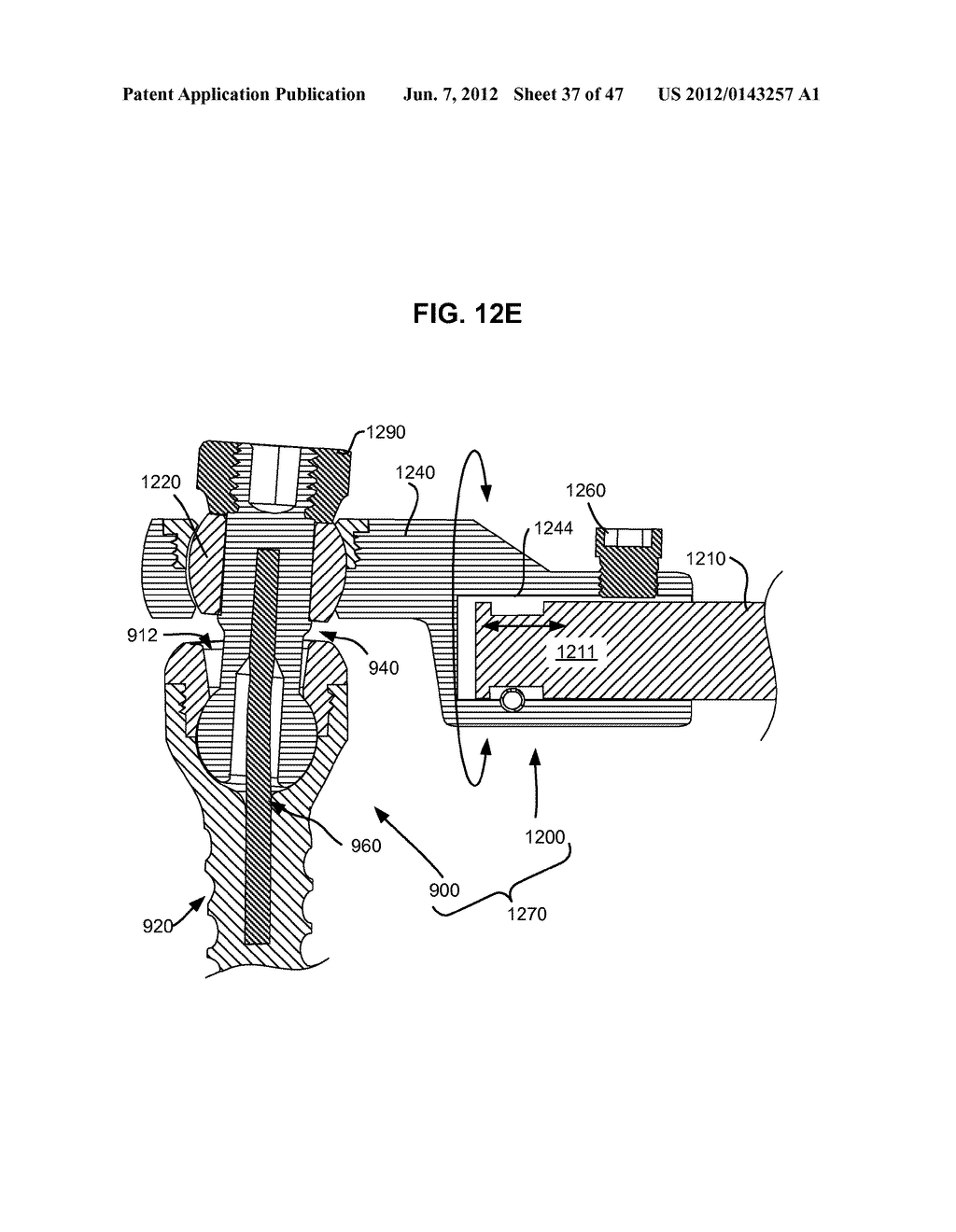 LOW PROFILE SPINAL PROSTHESIS INCORPORATING A CANNULATED BONE ANCHOR     HAVING A DEFLECTABLE POST AND A COMPOUND SPINAL ROD - diagram, schematic, and image 38