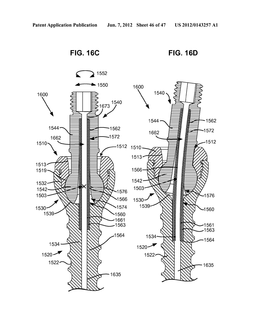 LOW PROFILE SPINAL PROSTHESIS INCORPORATING A CANNULATED BONE ANCHOR     HAVING A DEFLECTABLE POST AND A COMPOUND SPINAL ROD - diagram, schematic, and image 47