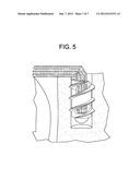 INTERVERTEBRAL LIGAMENT HAVING A HELICAL BONE FASTENER diagram and image