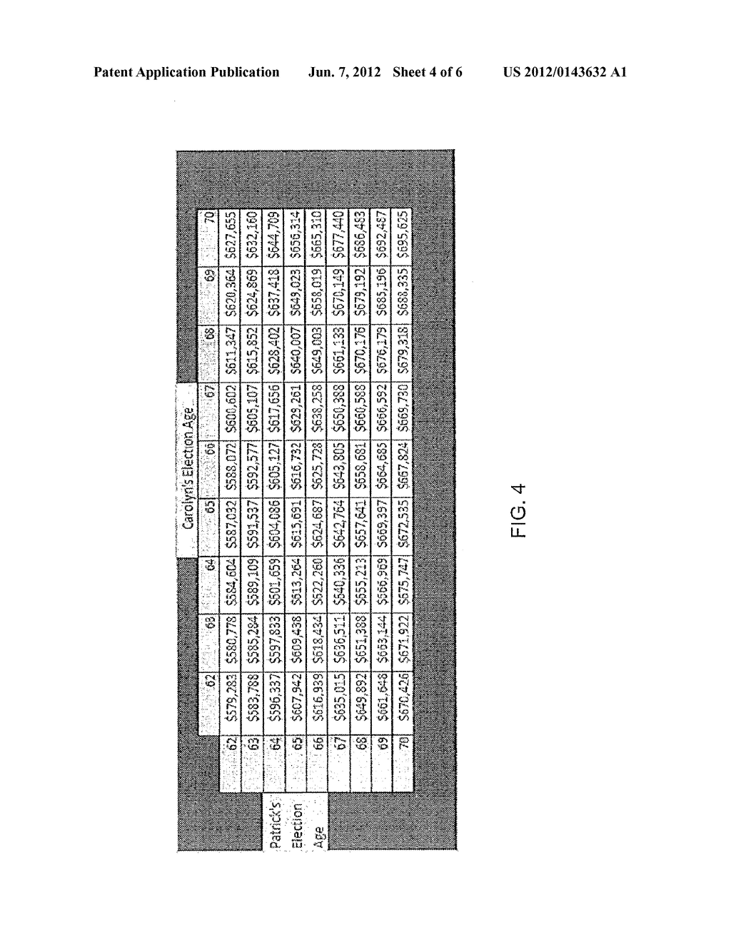 METHODS AND APPARATUS FOR CALCULATING OPTIMAL SOCIAL SECURITY ELECTION     DECISIONS - diagram, schematic, and image 05