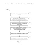 PROCESSING A FINANCIAL TRANSACTION USING SINGLE-USE FINANCIAL ACCOUNT CARD     NUMBER VIA PORTABLE COMMUNICATION DEVICE diagram and image