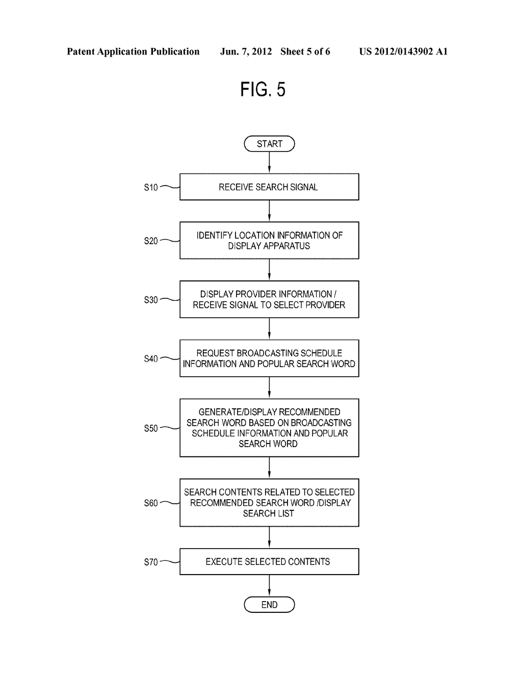 DISPLAY APPARATUS AND CONTENTS SEARCHING METHOD THEREOF - diagram, schematic, and image 06