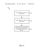 EFFICIENT STORAGE OF INFORMATION FROM MARKUP LANGUAGE DOCUMENTS diagram and image