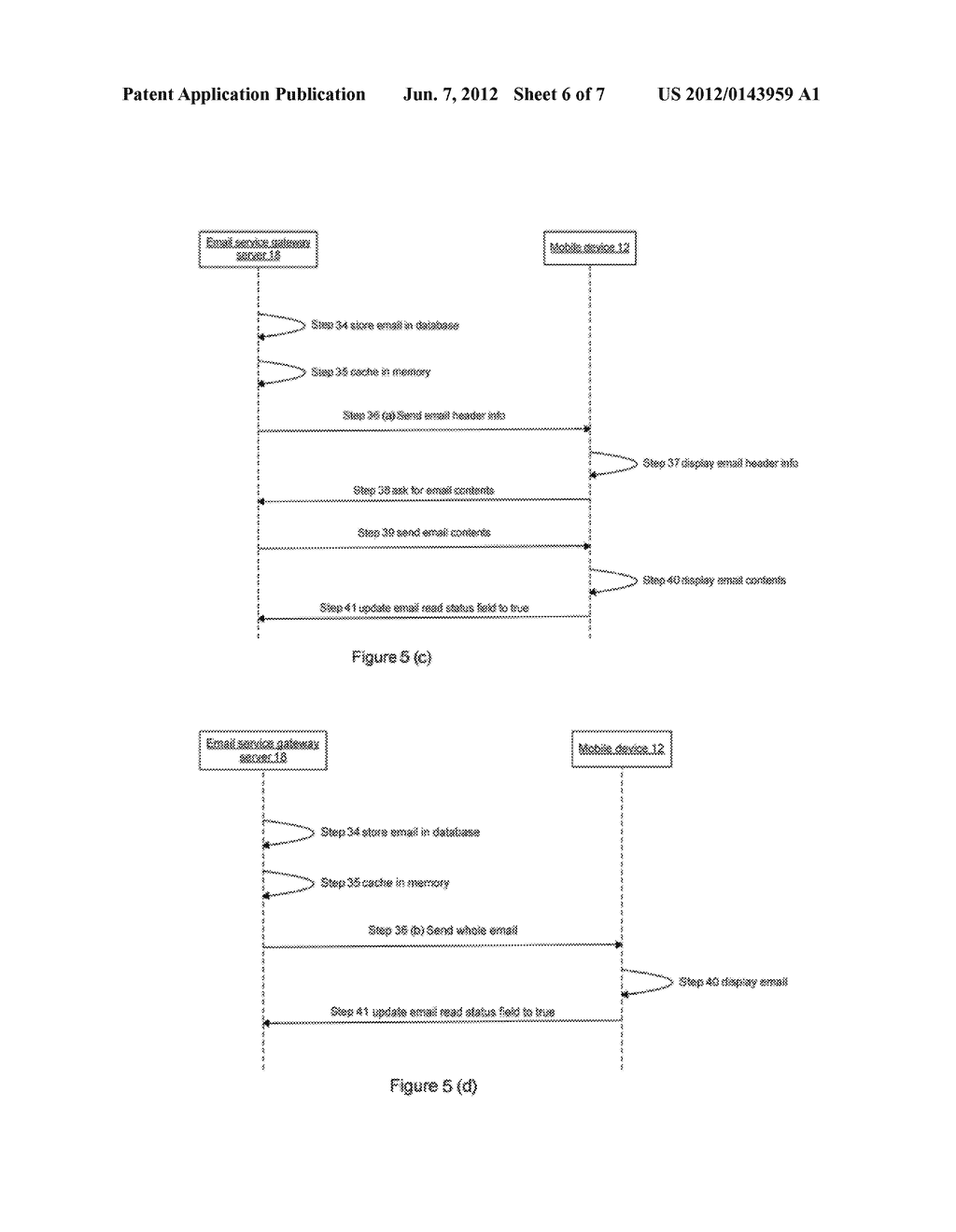 Method for Delivering Email for Viewing on a Mobile Communication Device - diagram, schematic, and image 07