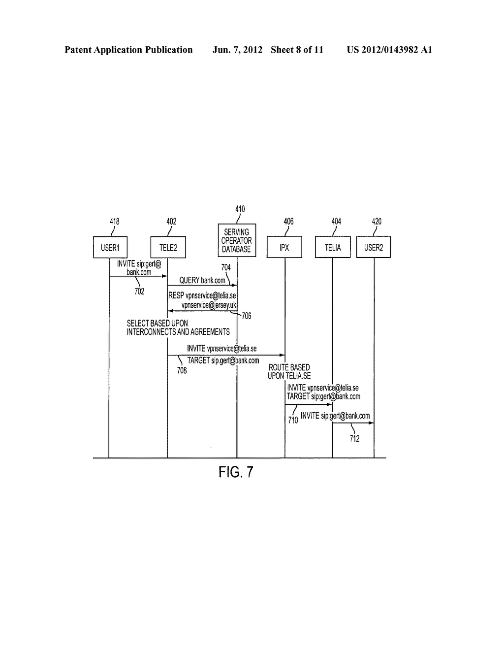 Methods and Communications Node for Routing Communications Using a     Bi-Level Addressing Scheme - diagram, schematic, and image 09