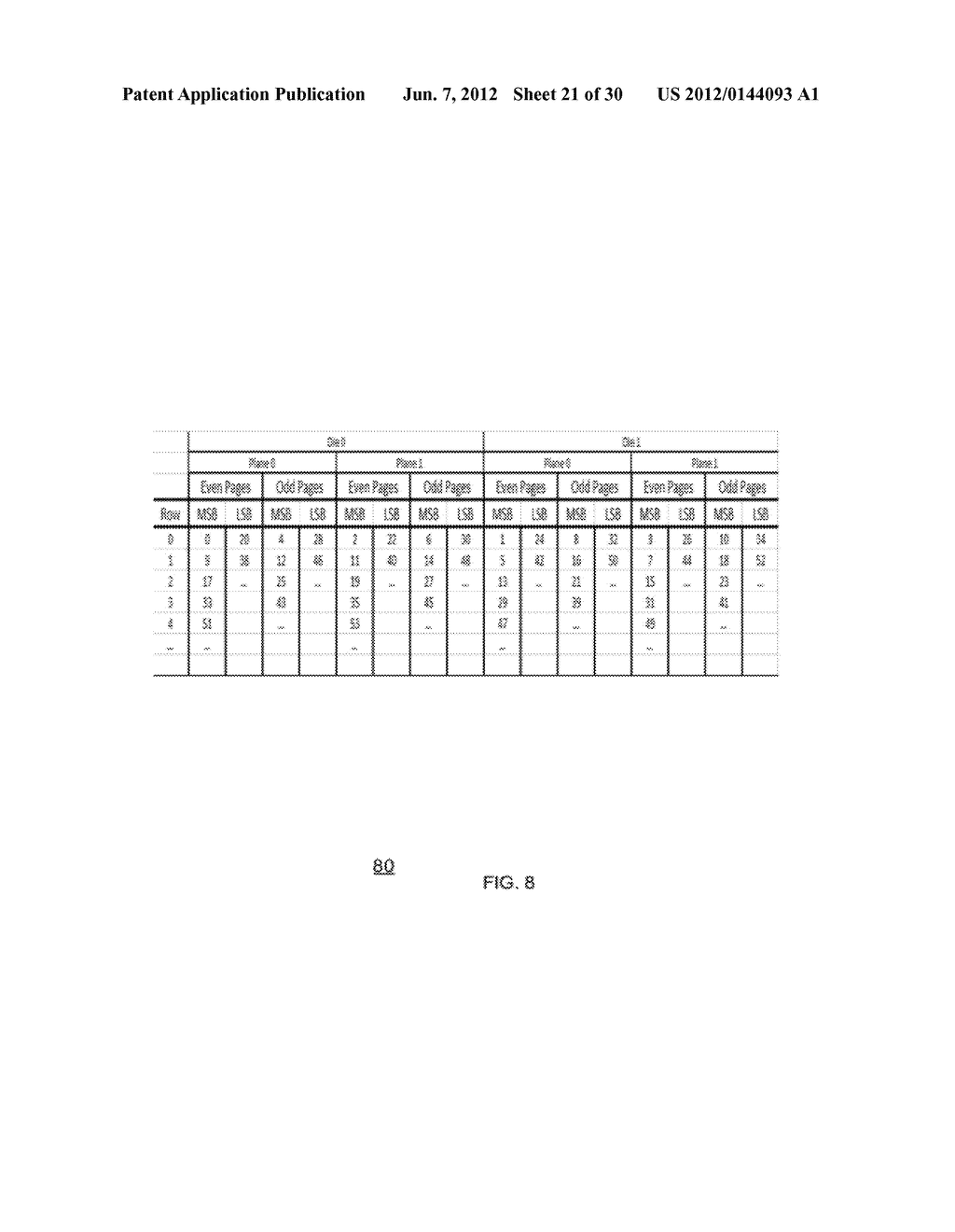 INTERLEAVING CODEWORD PORTIONS BETWEEN MULTIPLE PLANES AND/OR DIES OF A     FLASH MEMORY DEVICE - diagram, schematic, and image 22