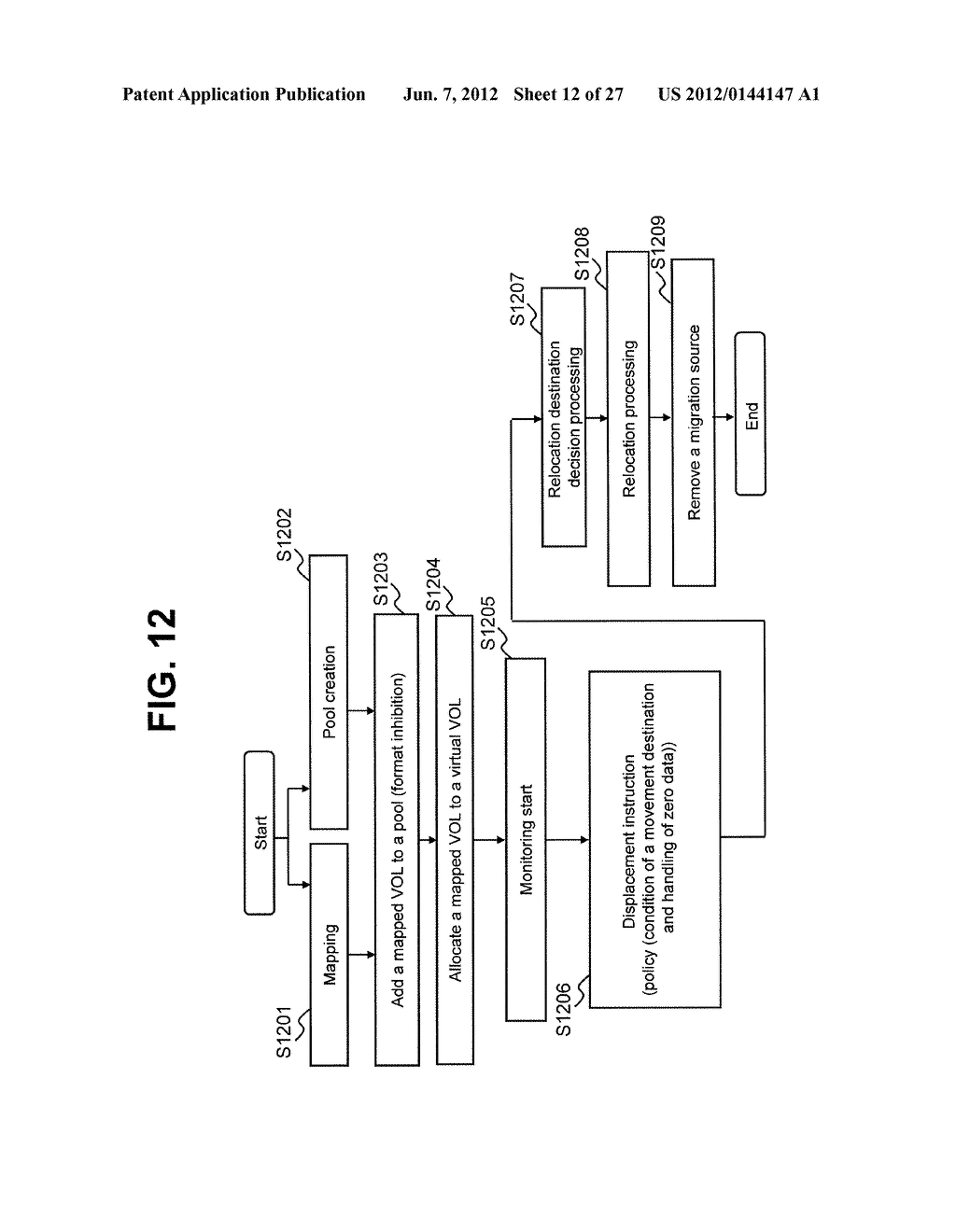 STORAGE APPARATUS TO WHICH THIN PROVISIONING IS APPLIED - diagram, schematic, and image 13