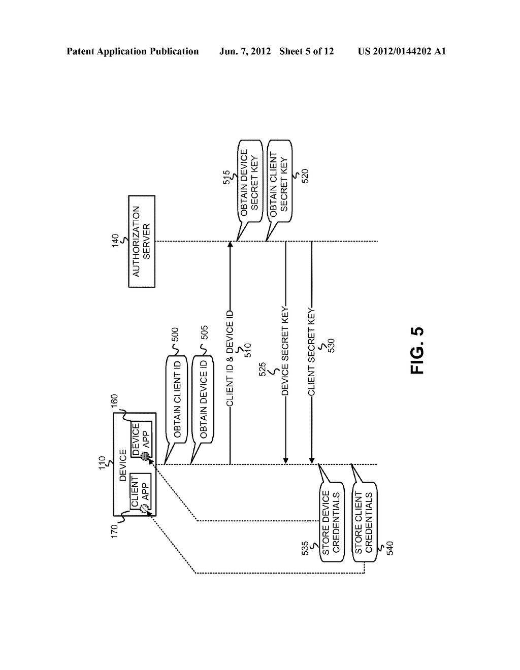 SECURE AUTHENTICATION FOR CLIENT APPLICATION ACCESS TO PROTECTED RESOURCES - diagram, schematic, and image 06