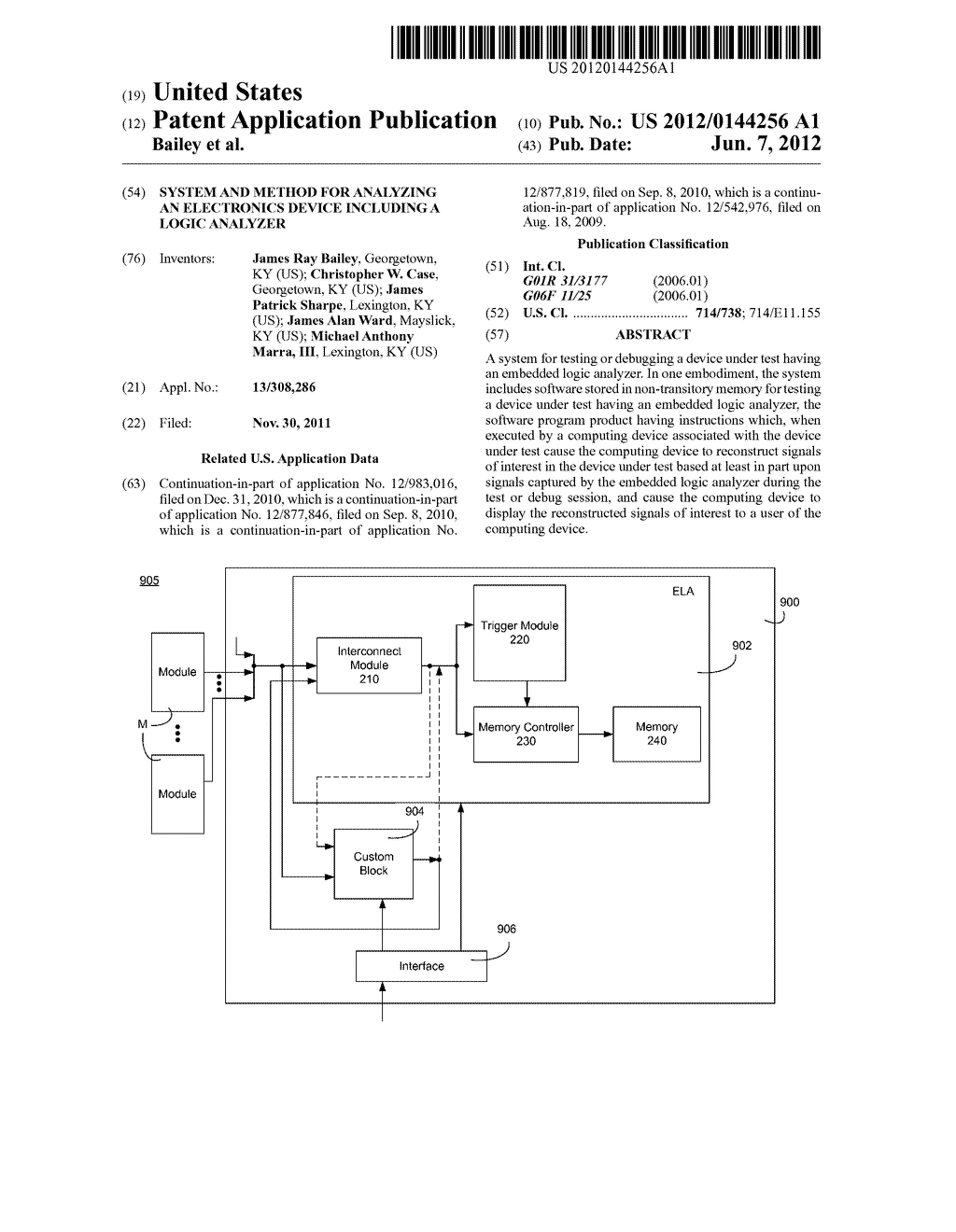 System and Method for Analyzing an Electronics Device Including a Logic     Analyzer - diagram, schematic, and image 01