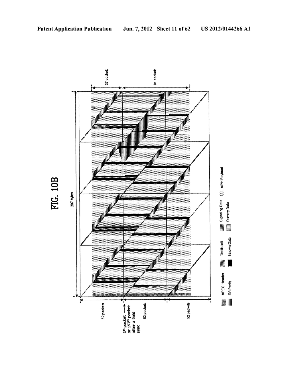 DIGITAL BROADCASTING SYSTEM AND METHOD OF PROCESSING DATA IN THE DIGITAL     BROADCASTING SYSTEM - diagram, schematic, and image 12