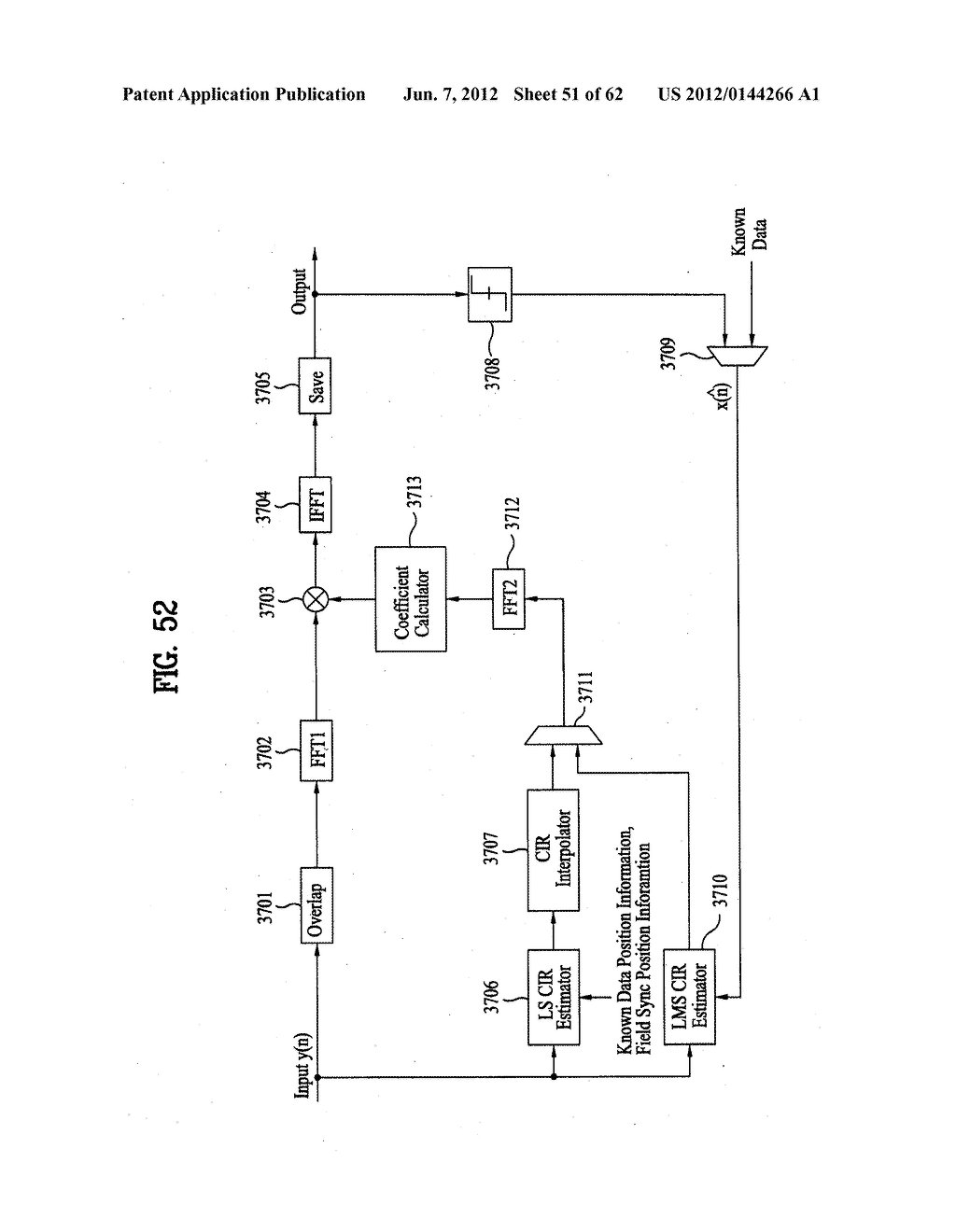 DIGITAL BROADCASTING SYSTEM AND METHOD OF PROCESSING DATA IN THE DIGITAL     BROADCASTING SYSTEM - diagram, schematic, and image 52