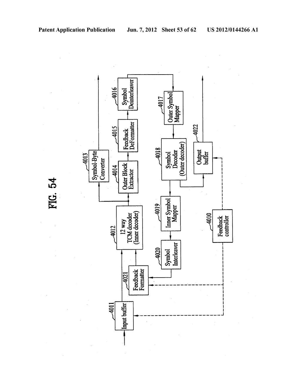 DIGITAL BROADCASTING SYSTEM AND METHOD OF PROCESSING DATA IN THE DIGITAL     BROADCASTING SYSTEM - diagram, schematic, and image 54