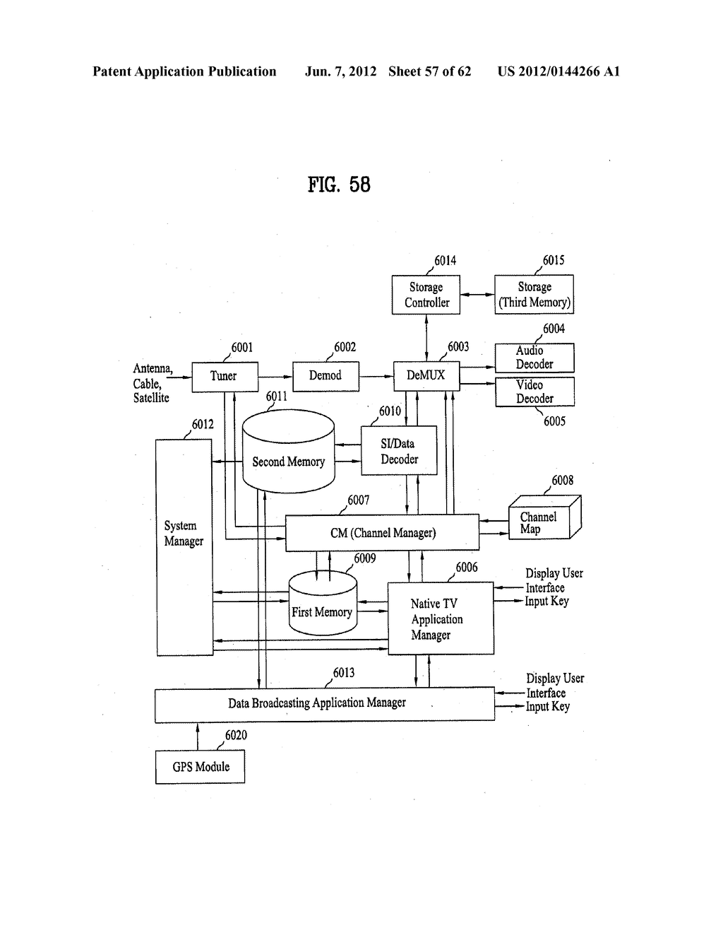 DIGITAL BROADCASTING SYSTEM AND METHOD OF PROCESSING DATA IN THE DIGITAL     BROADCASTING SYSTEM - diagram, schematic, and image 58