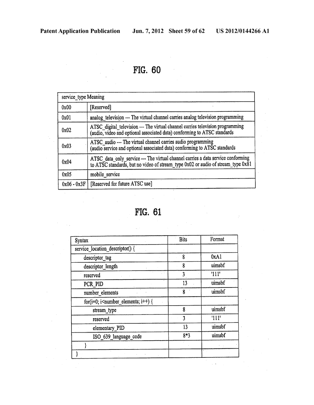 DIGITAL BROADCASTING SYSTEM AND METHOD OF PROCESSING DATA IN THE DIGITAL     BROADCASTING SYSTEM - diagram, schematic, and image 60