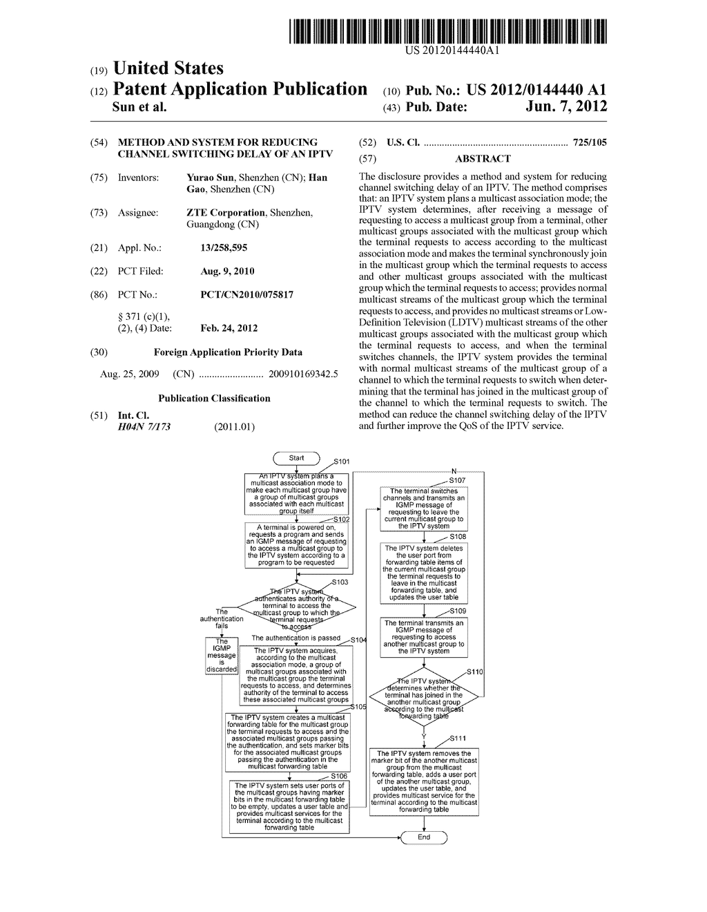 Method and System for Reducing Channel Switching Delay Of An IPTV - diagram, schematic, and image 01