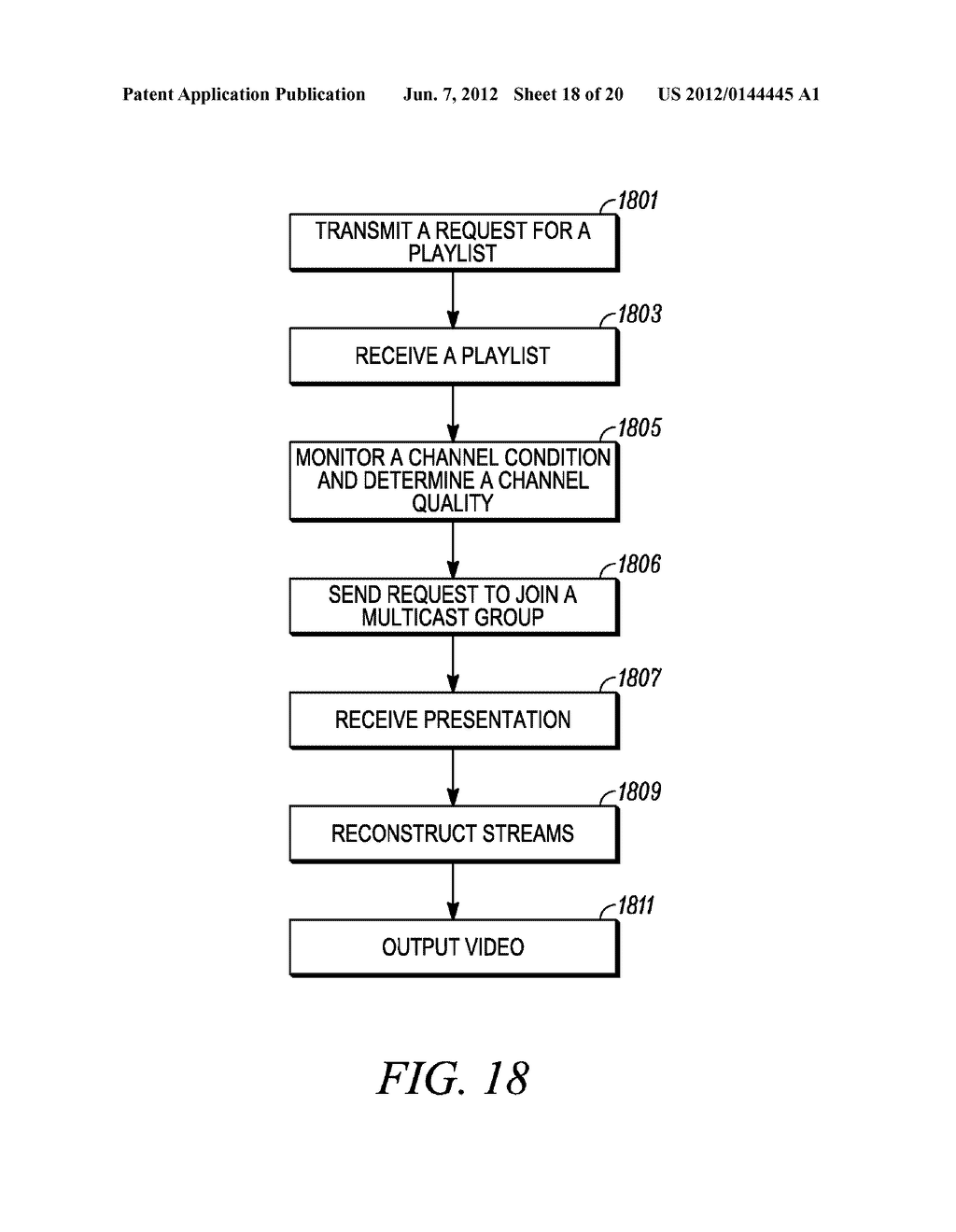 METHOD AND APPARATUS FOR DISTRIBUTING VIDEO - diagram, schematic, and image 19