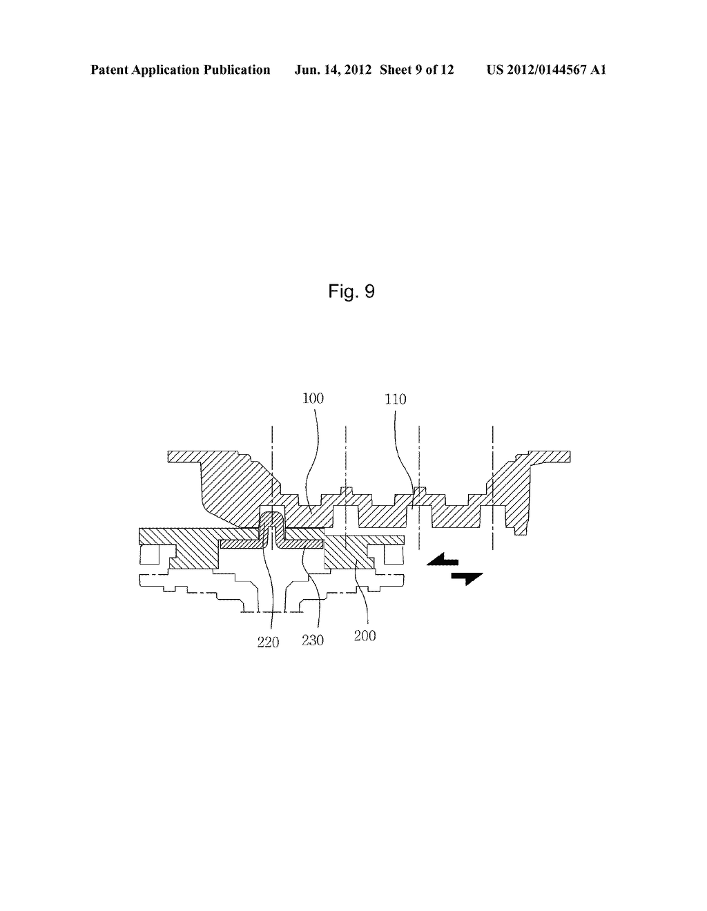 HINGE COUPLING STRUCTURE FOR WELDING MASK, FACE SHIELD AND SAFETY HELMET - diagram, schematic, and image 10