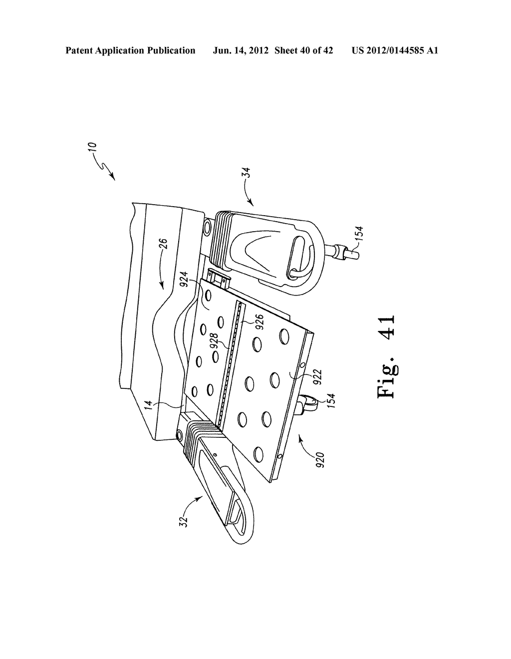 PATIENT-SUPPORT APPARATUS WITH A LOCKING DECK SECTION - diagram, schematic, and image 41