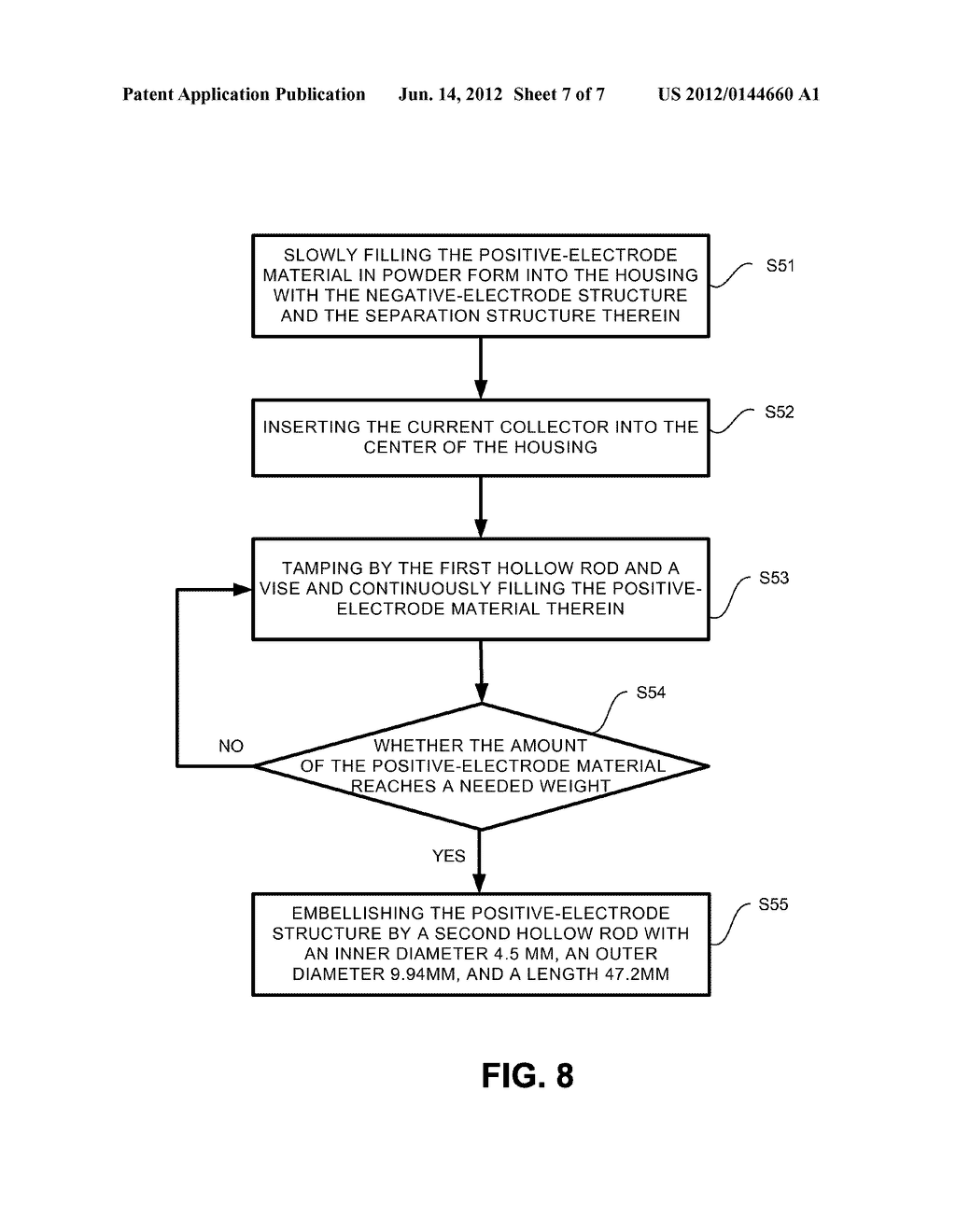 Manufacturing method of a battery - diagram, schematic, and image 08