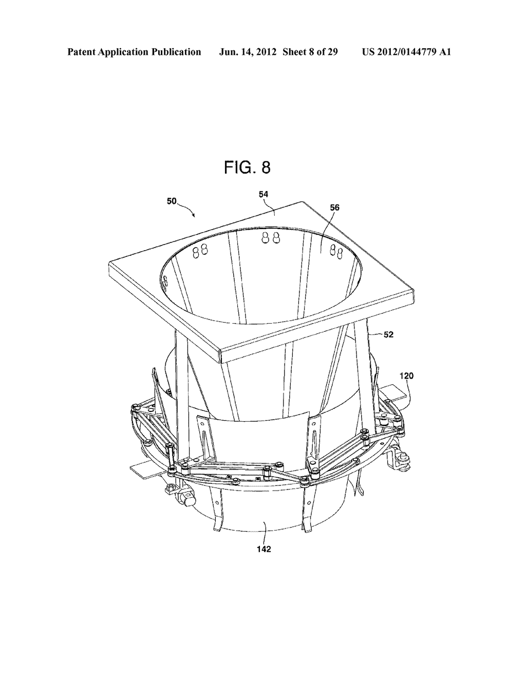 Apparatus and Method for Shaping and Holding a Bag in an Open Condition - diagram, schematic, and image 09